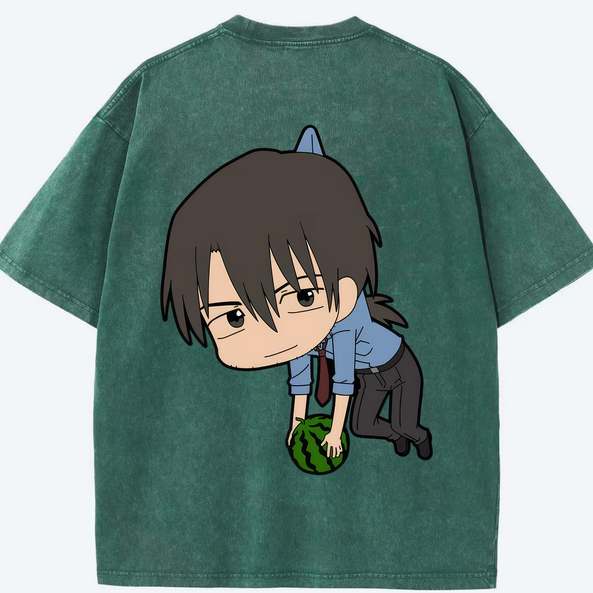 （画像用） EVA 新世紀エヴァンゲリオン 綿100% ヴィンテージ風 半袖Tシャツ（背面プリント）